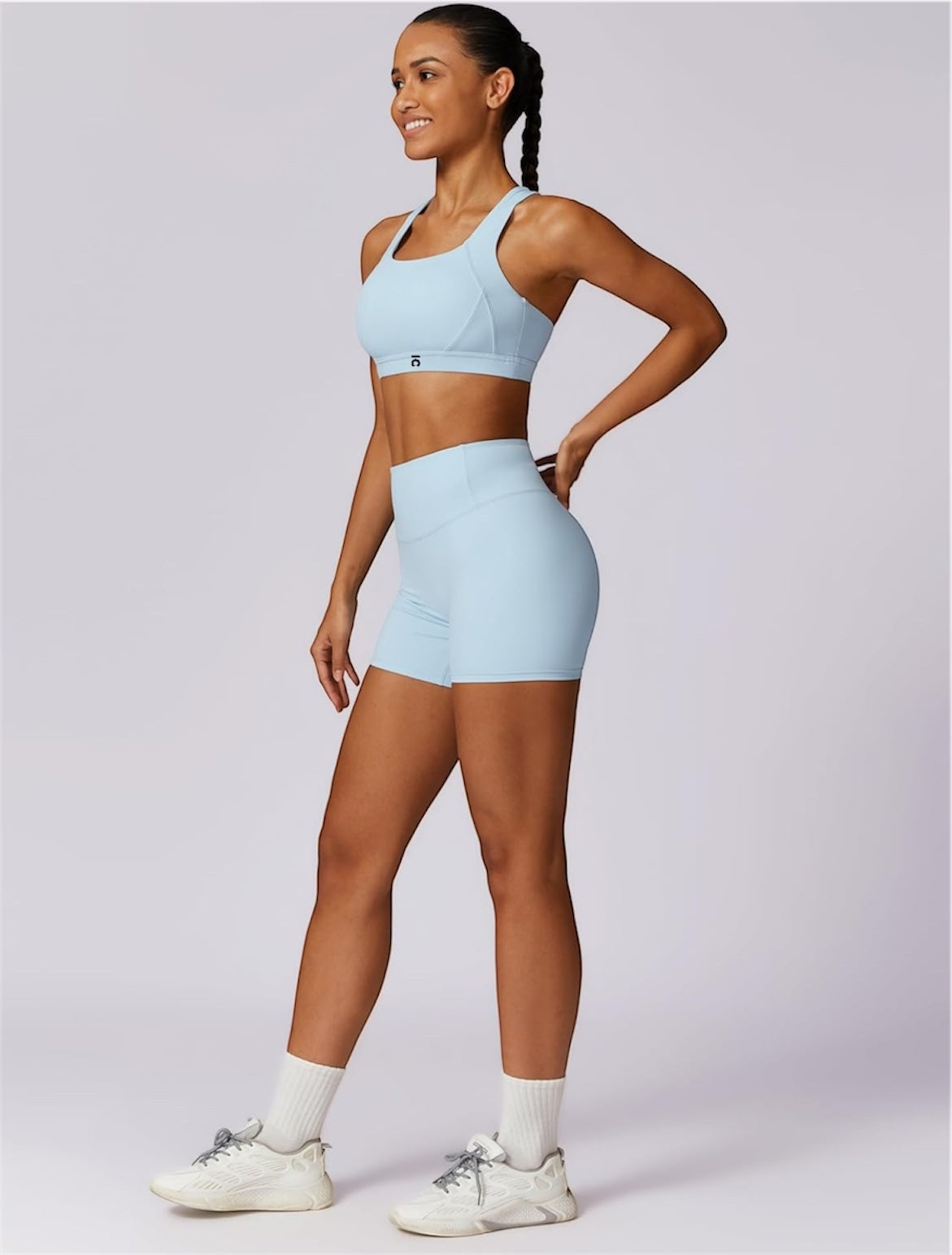 Conjunto Ōlli Active - Sky Blue (Top & Short)