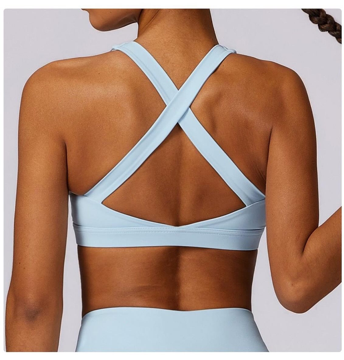 Conjunto Ōlli Active - Sky Blue (Top & Short)