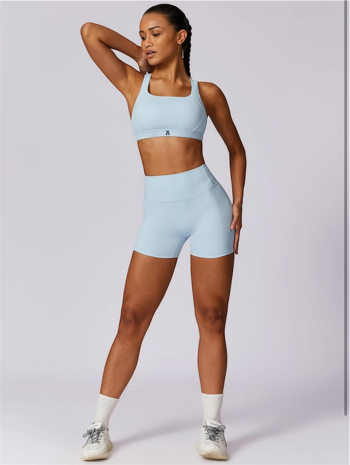 Conjunto Ōlli Active - Sky Blue (Top & Short)