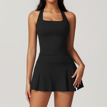 Conjunto Ōlli Active Nuvia - Black (Falda & Top)