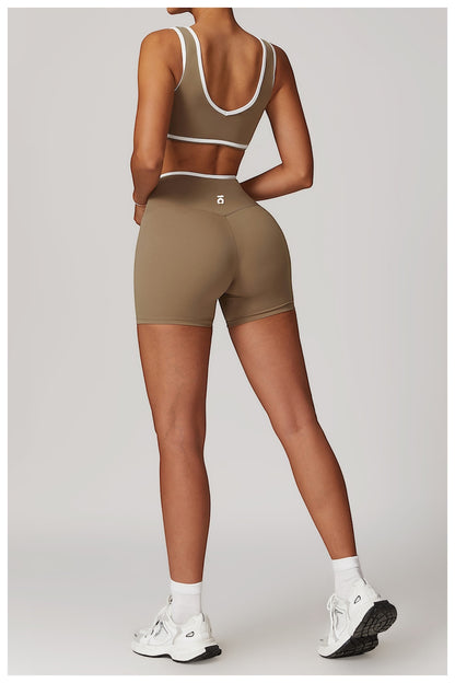 Conjunto Ōlli Active Luna - Beige (Top & Short)