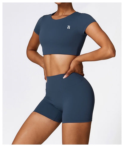Conjunto Ōlli Active  - Blue Navy (Top & Short)