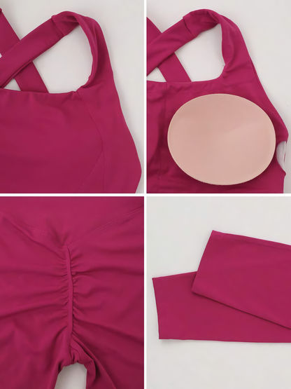 Conjunto Ōlli Active - Magenta (Top & Legging)