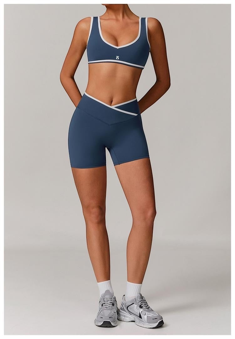 Conjunto Ōlli Active Luna - Blue (Top & Short)