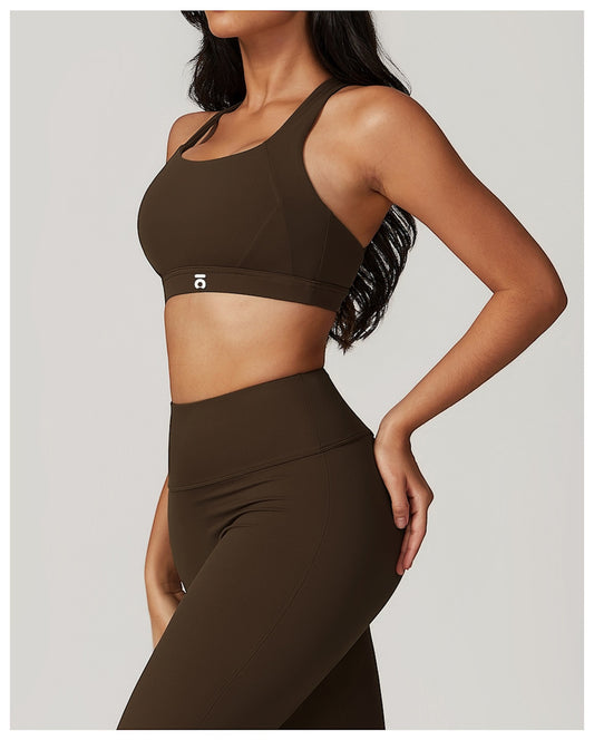 Conjunto Ōlli Active - Brown (Top & Legging)