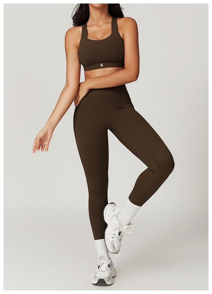 Conjunto Ōlli Active - Brown (Top & Legging)