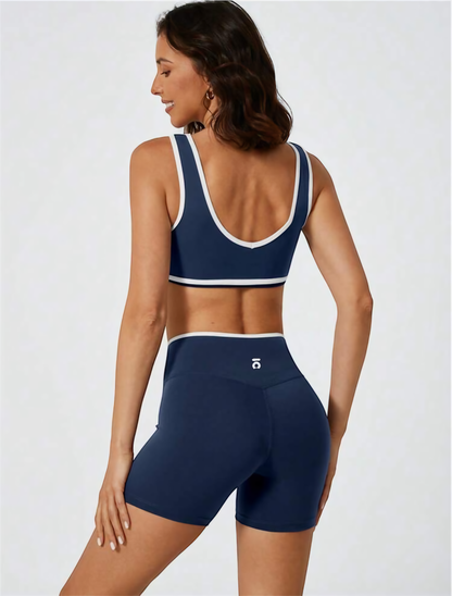 Conjunto Ōlli Active Luna - Blue (Top & Short)