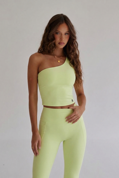 Conjunto Ōlli Active - Lemon (Top One Shoulder & Legging)