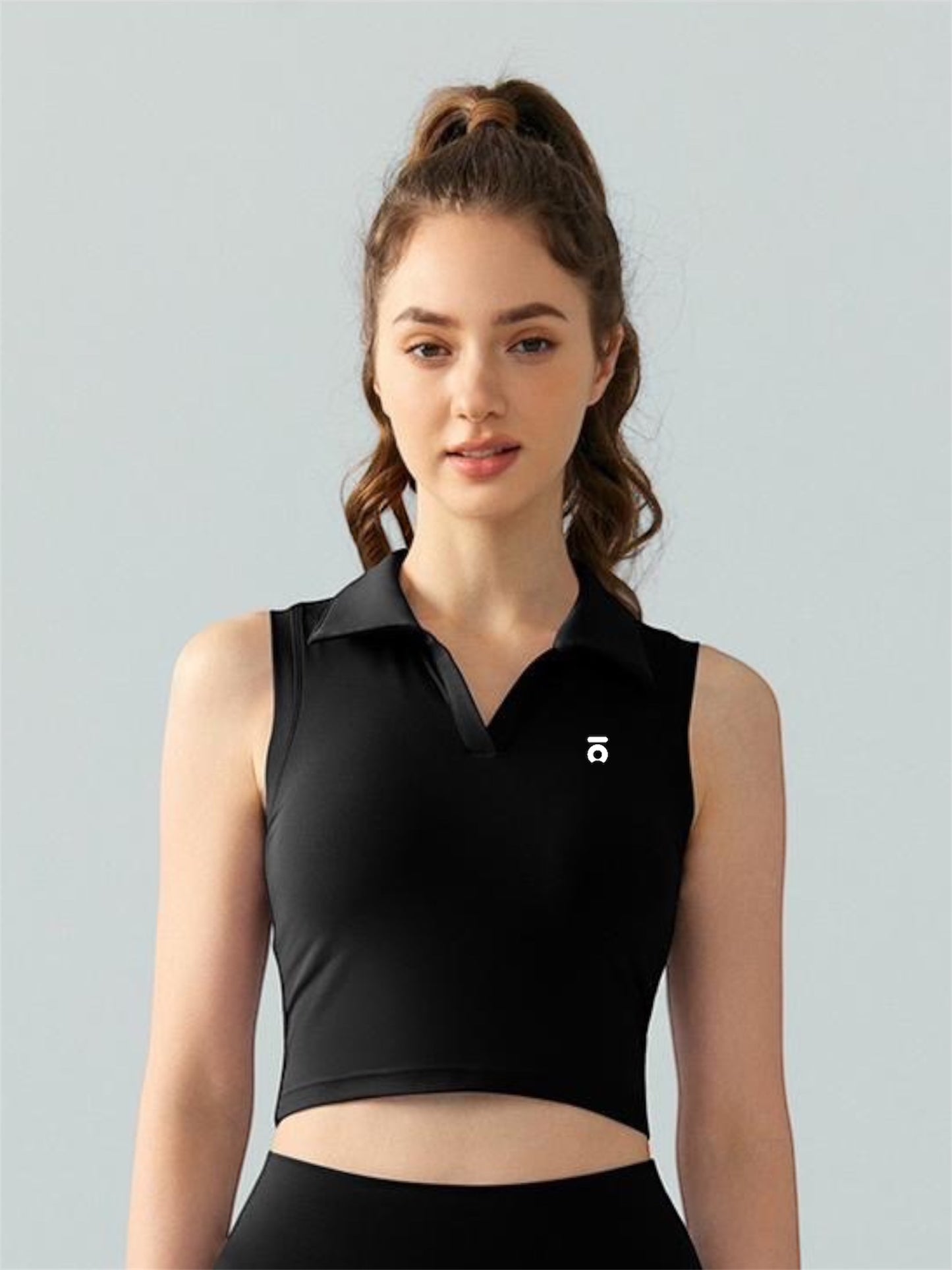 Camisa sin Mangas Deportiva Ōlli Active - Hina Black