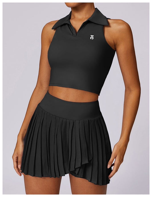 Conjunto Ōlli Active Hina - Black (Falda & Top)