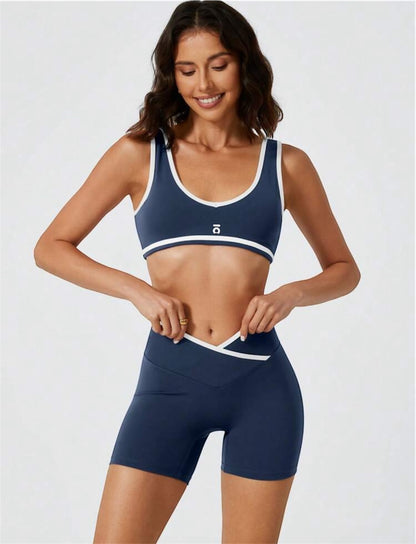 Conjunto Ōlli Active Luna - Blue (Top & Short)