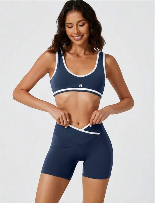 Conjunto Ōlli Active Luna - Blue (Top & Short)