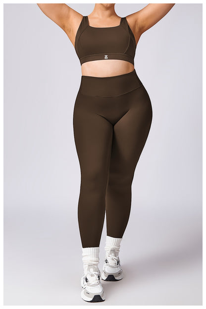 Conjunto Ōlli Active - Brown (Top & Legging)