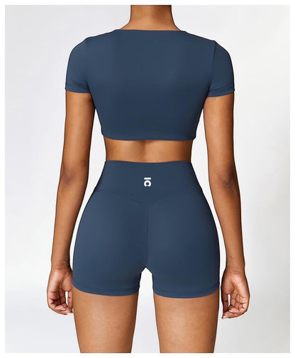 Short Biker Ōlli Active Blue