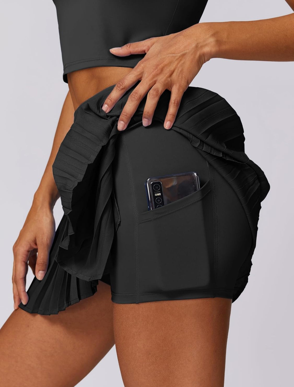 Conjunto Ōlli Active Hina - Black (Falda & Top)