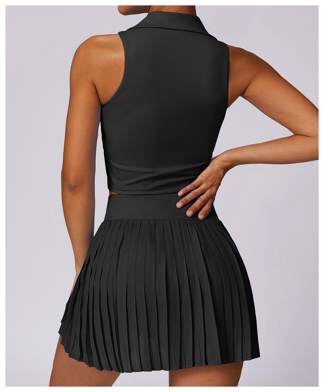 Conjunto Ōlli Active Hina - Black (Falda & Top)