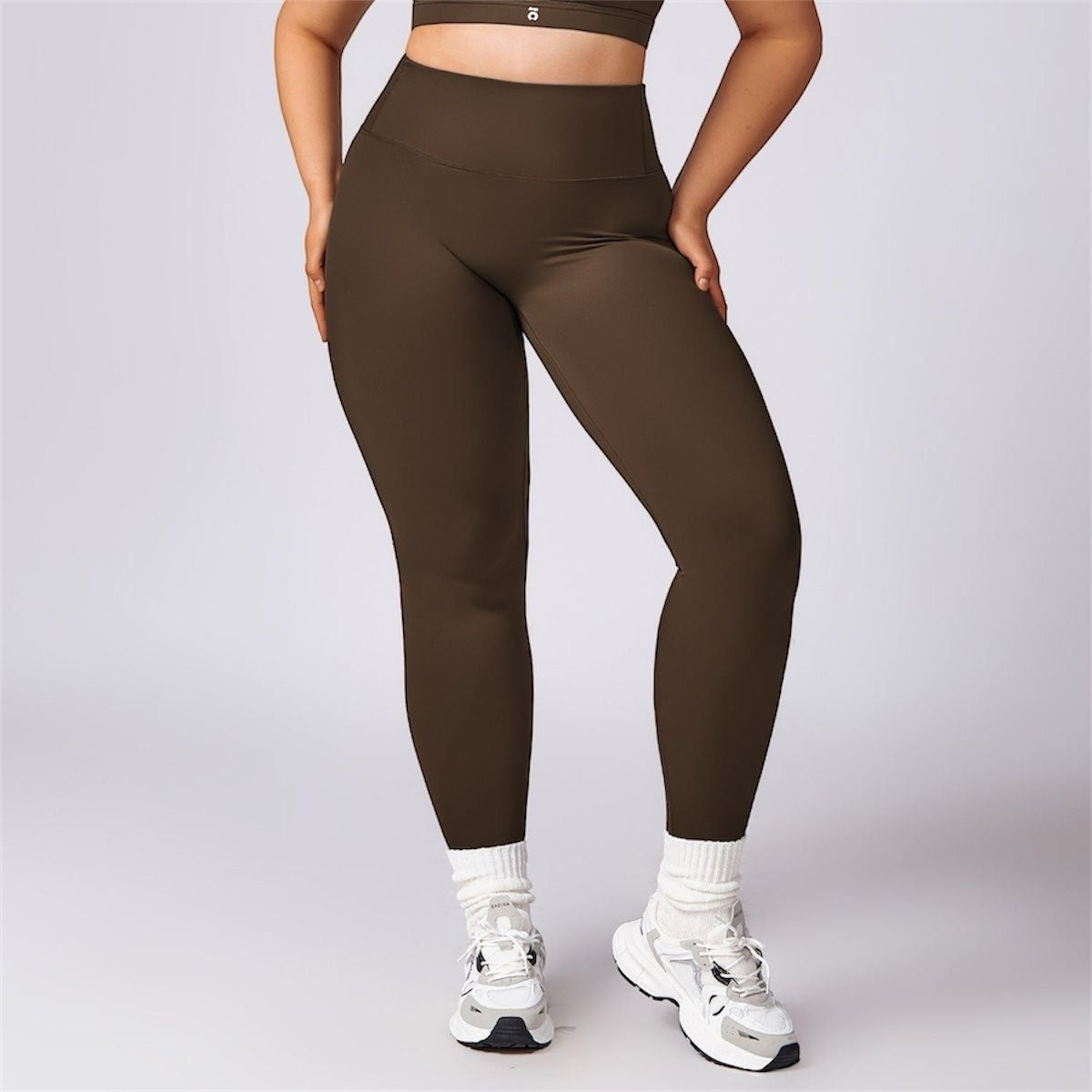 Conjunto Ōlli Active - Brown (Top & Legging)