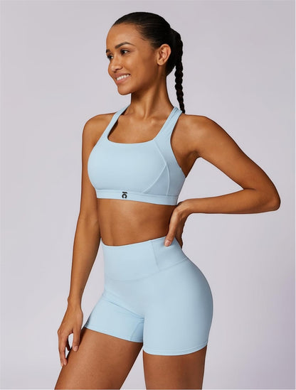 Conjunto Ōlli Active - Sky Blue (Top & Short)