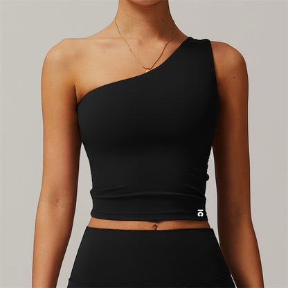 Conjunto Ōlli Active - Black (Top One Shoulder & Legging)