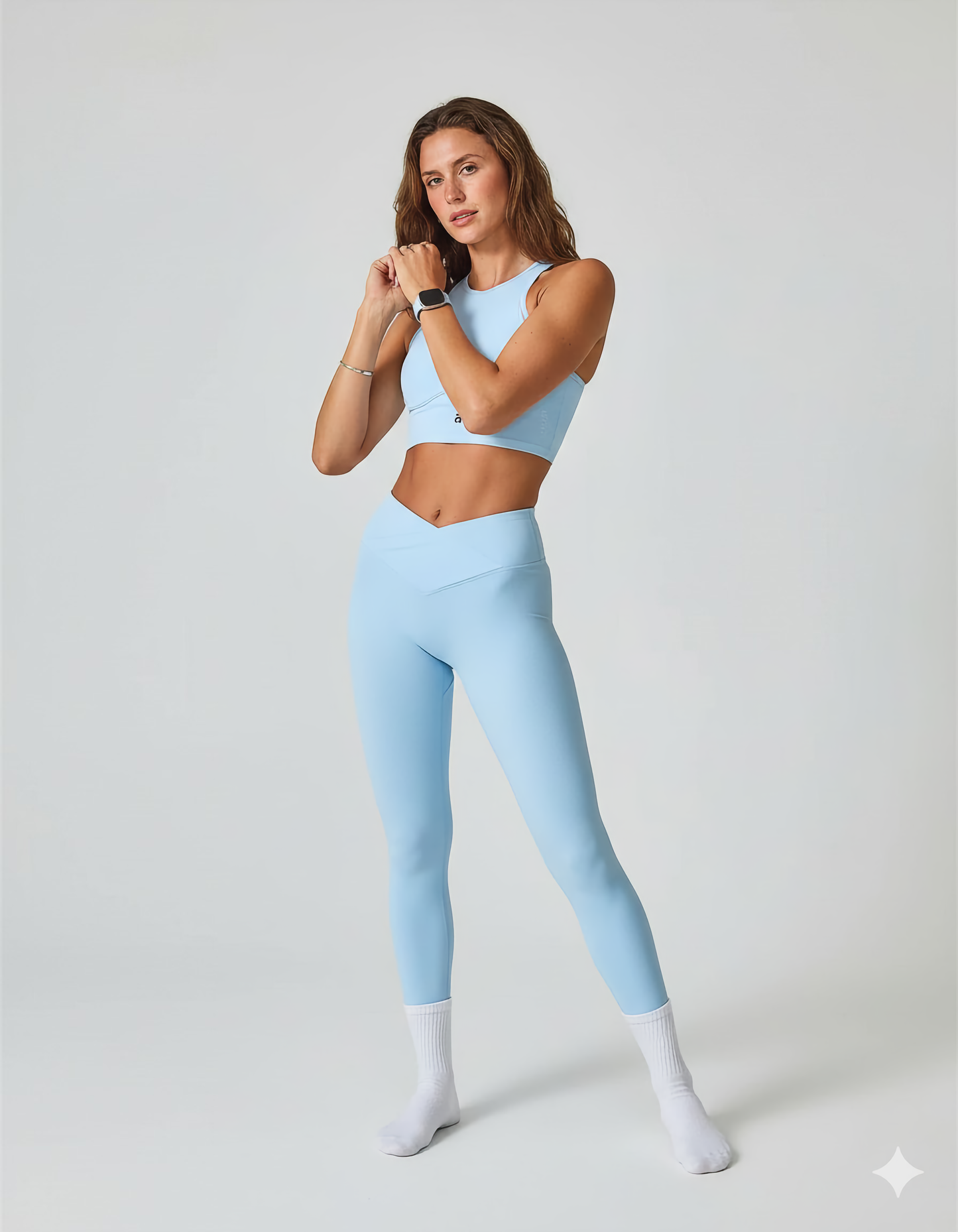 Conjunto Ōlli Active - Blue Sky (Top & Legging)