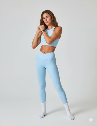 Conjunto Ōlli Active - Blue Sky (Top & Legging)