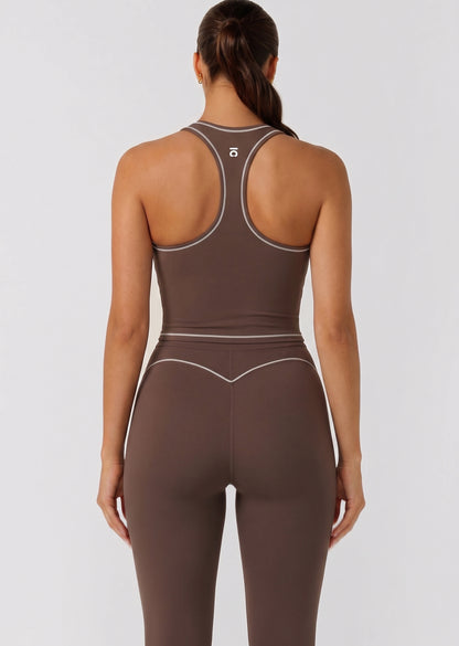 Conjunto Ōlli Active - Brown (Top & Leggings)