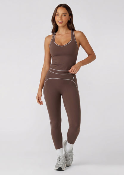 Conjunto Ōlli Active - Brown (Top & Leggings)