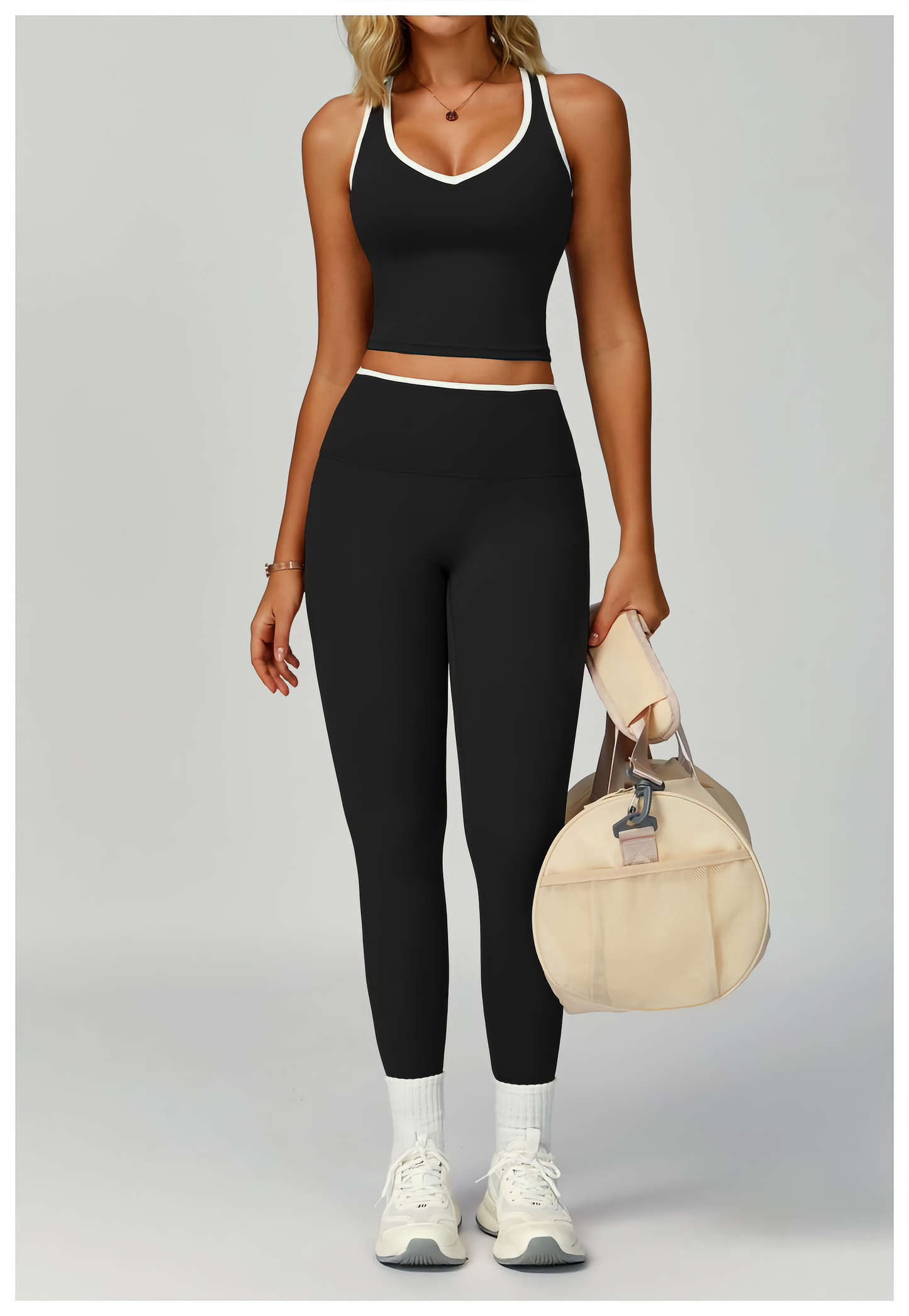 Conjunto Ōlli Active Noa - Black (Top & Leggings)