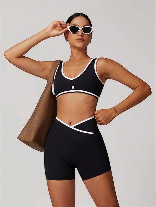 Conjunto Ōlli Active Luna - Black (Top & Short)