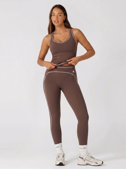 Conjunto Ōlli Active - Brown (Top & Leggings)