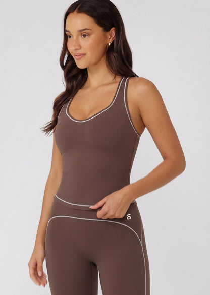 Conjunto Ōlli Active - Brown (Top & Leggings)