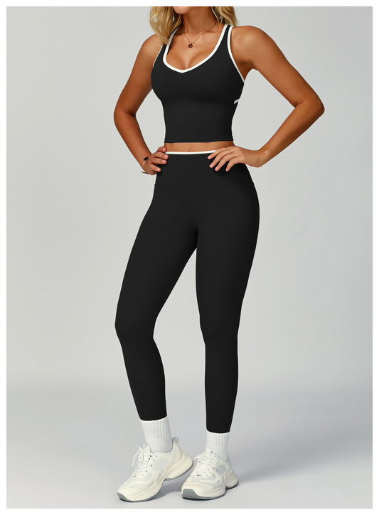 Conjunto Ōlli Active Noa - Black (Top & Leggings)