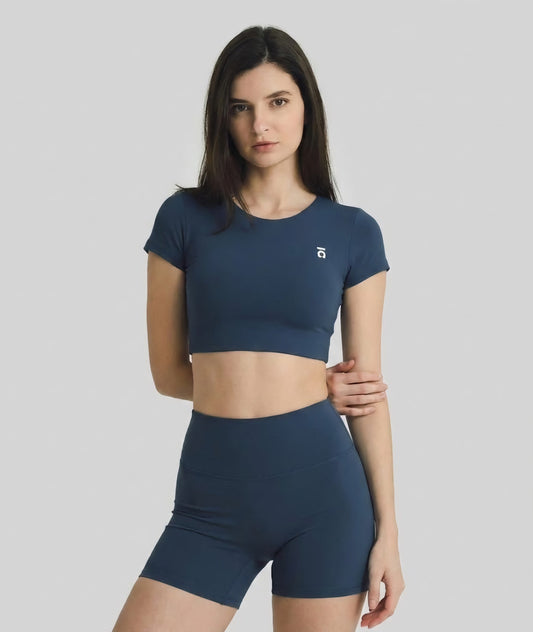 Conjunto Ōlli Active  - Blue Navy (Top & Short)