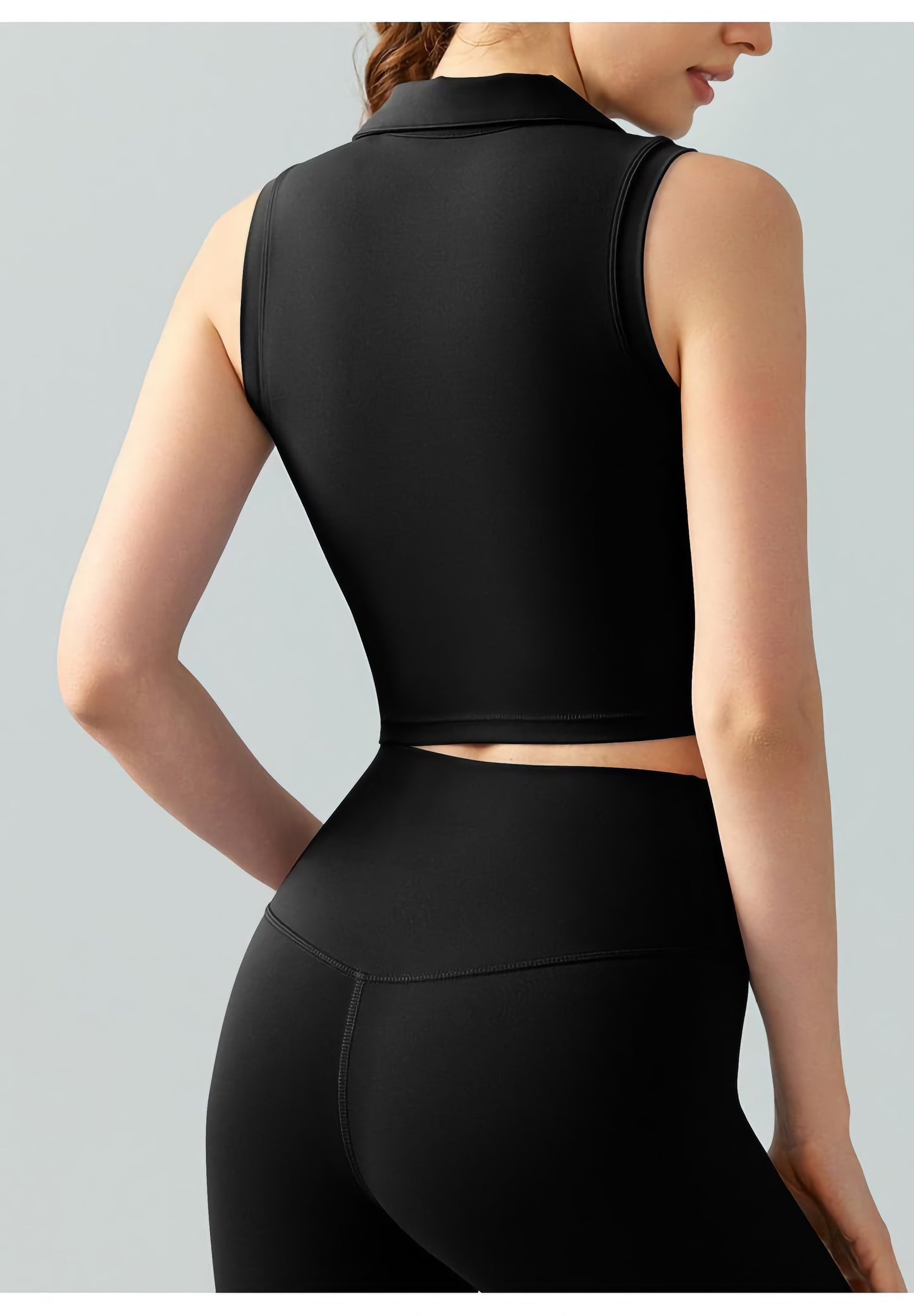 Camisa sin Mangas Deportiva Ōlli Active - Hina Black