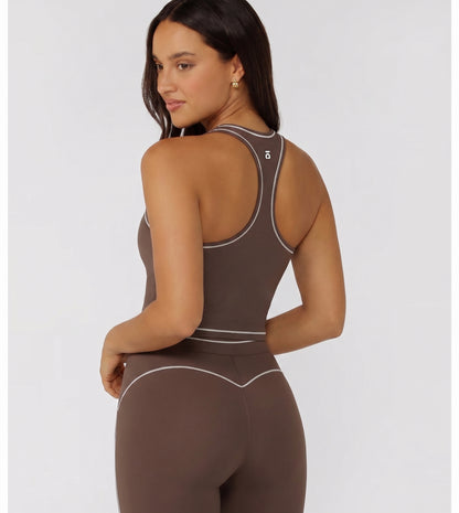 Conjunto Ōlli Active - Brown (Top & Leggings)